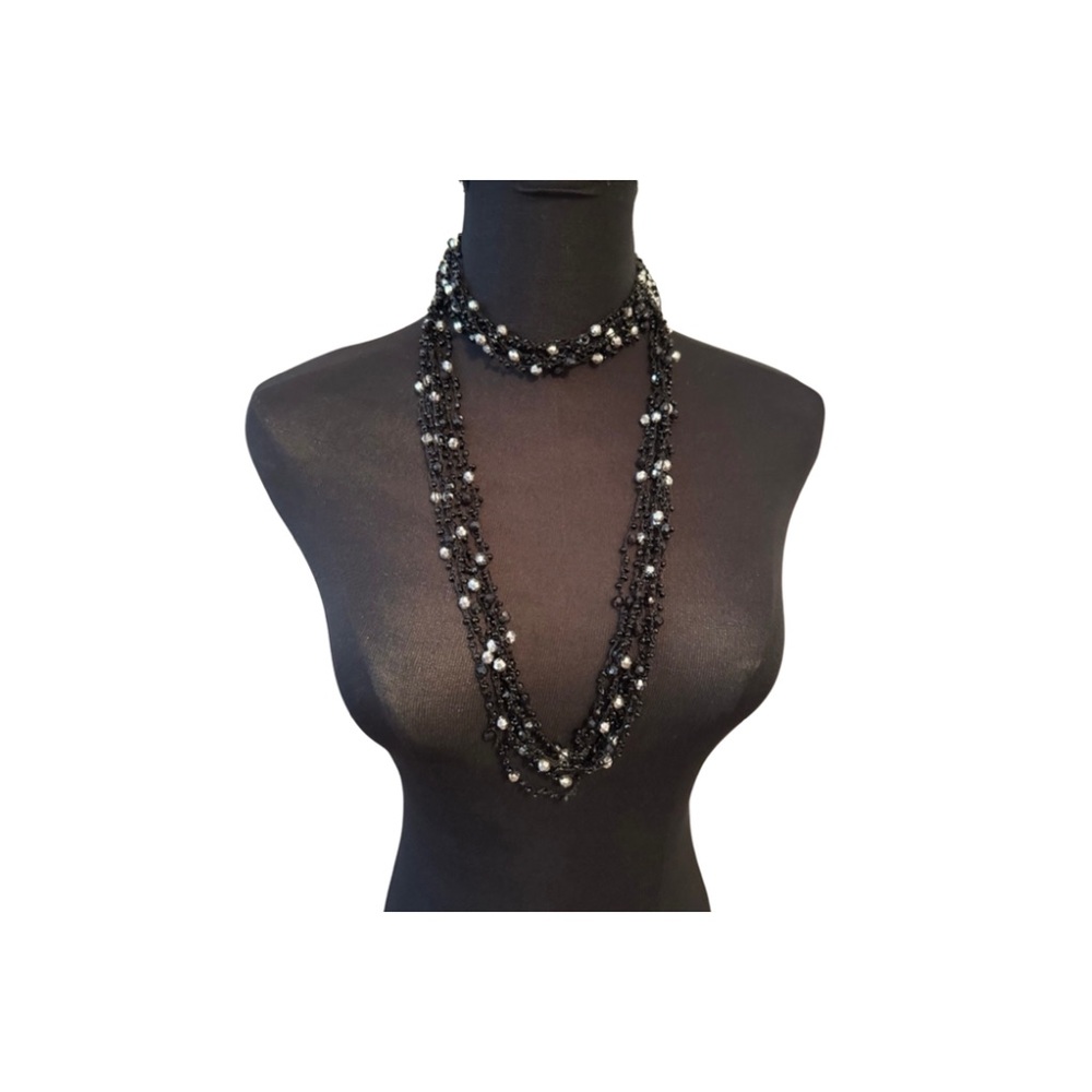 Layered Necklace and Earrings Set